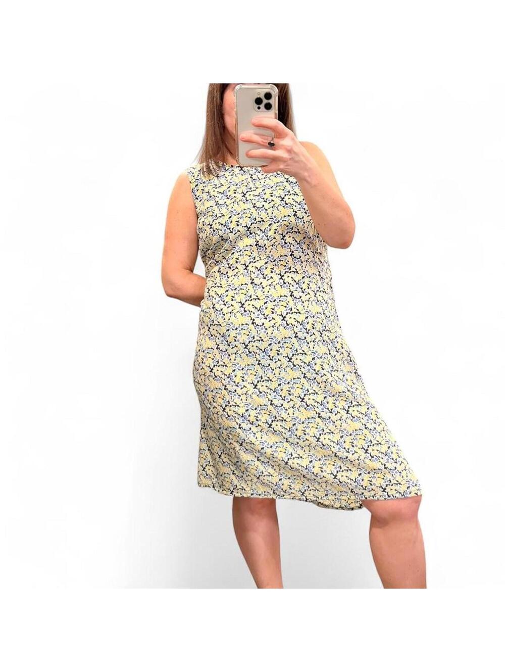 Equipment Femme Silk Floral Shift Dress